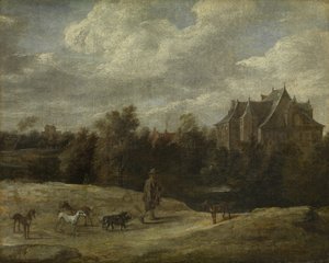 Retour de la chasse - David Teniers the Younger